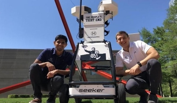 Seeker Robot Helps Football Players